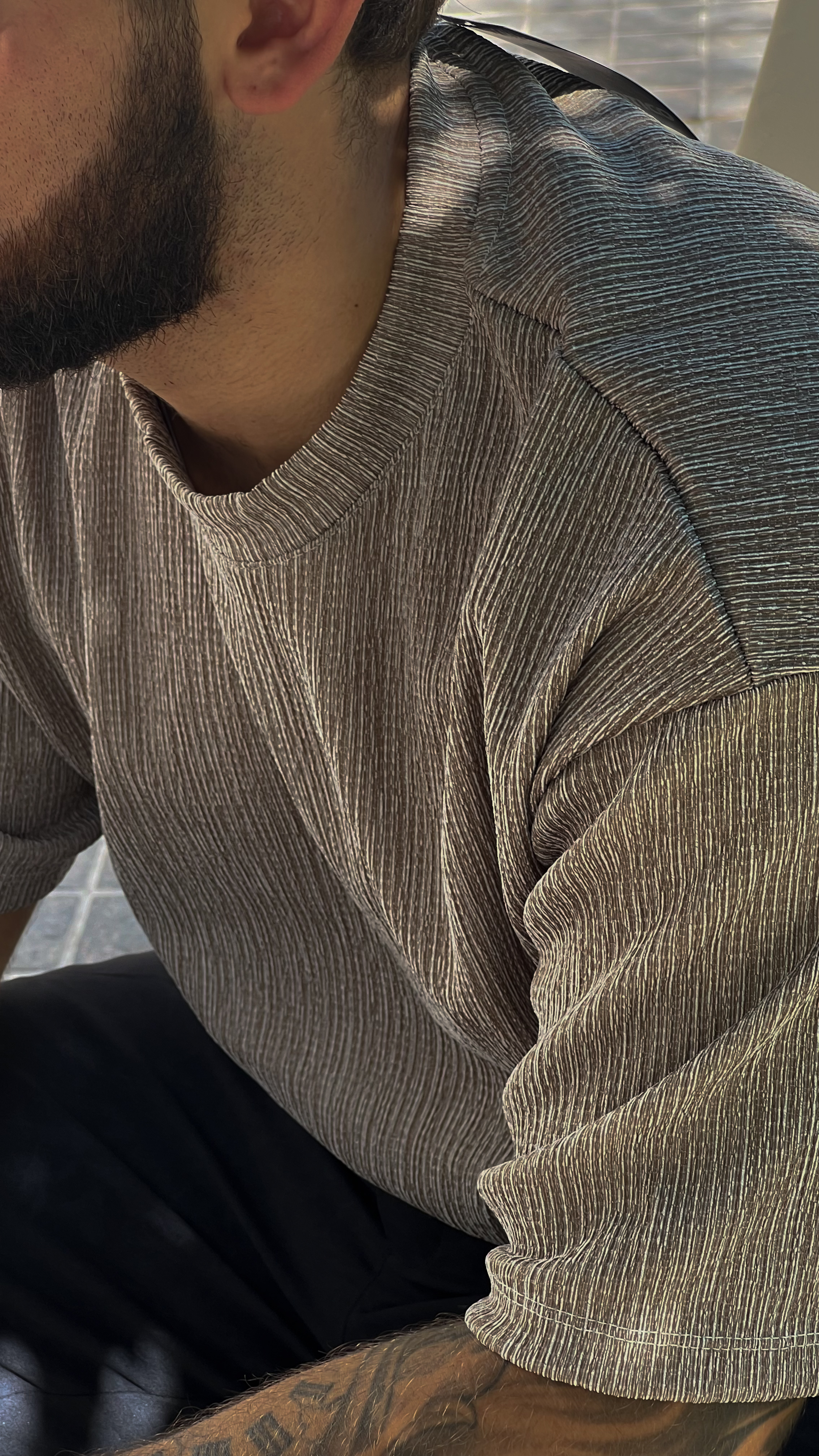 Remera Rustica Beige